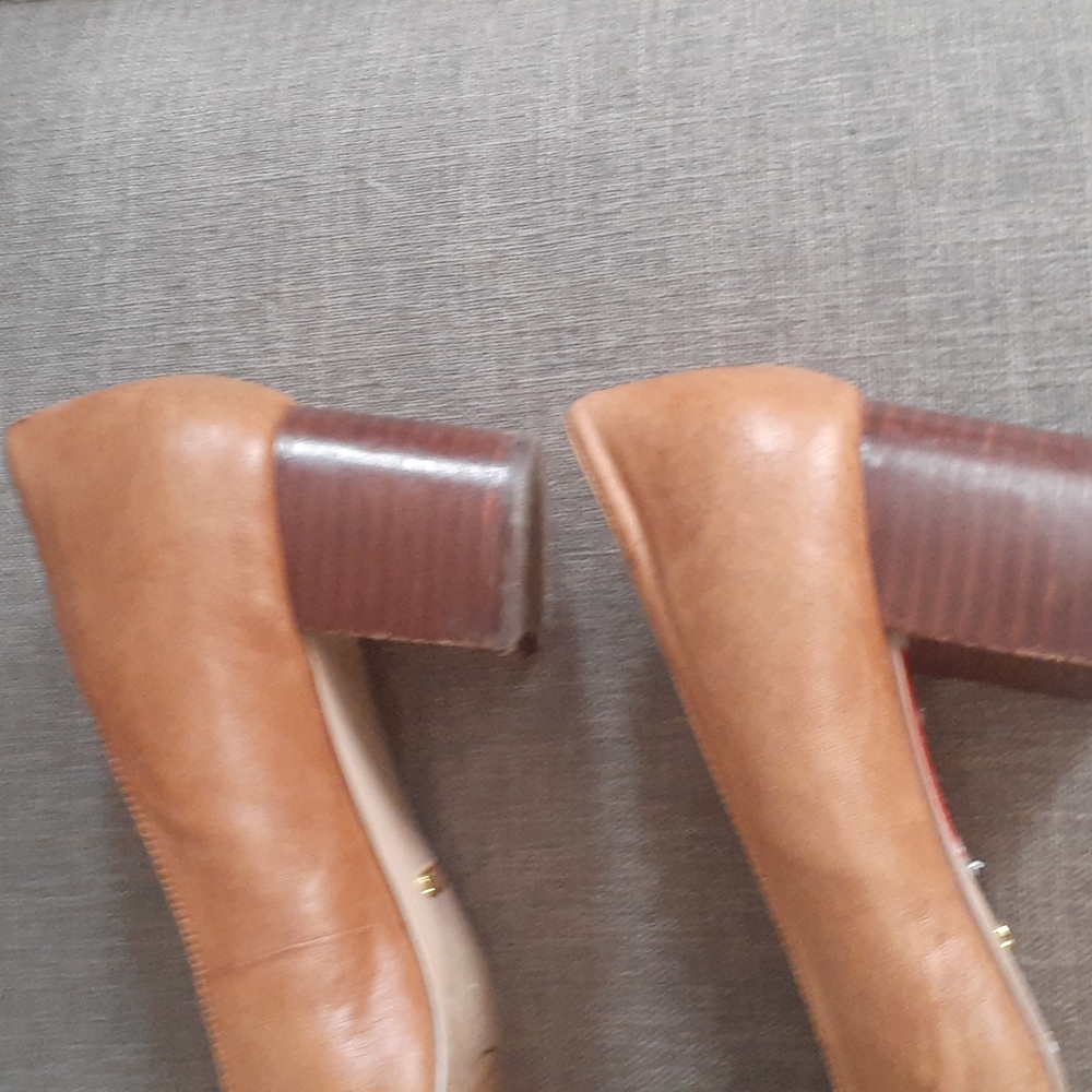 Lauren ralph Lauren tan leather pumps shoe size 10B - Picture 10 of 16